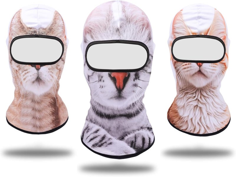 Cutewing Balaclava Mask 3D Print Full Face Mask Cooling Neck Gaiter Sun Protection Face Cover Mask Windproof Ski Mask - Image 1